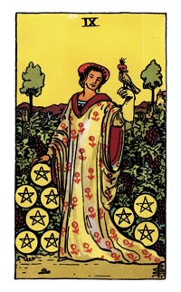 Nine of Pentacles