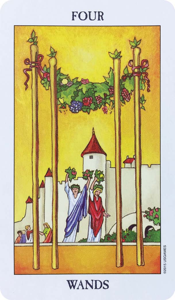 Four of Wands.