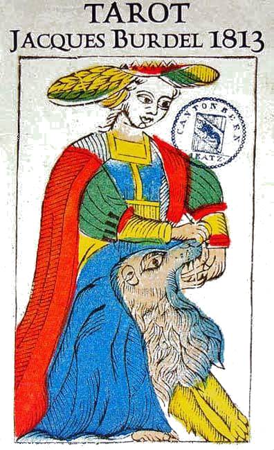 TAROT by Jacques Burdel  Fribourg 1813, Switzerland